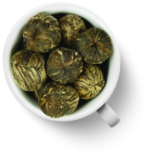 Связанный чай Бай Хэ Сянь Цзы (Шарик с цветами пурпурного амаранта) от магазина Все чаи