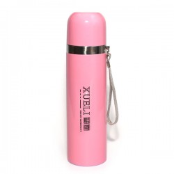 Термос для чая 600 мл (розовый)