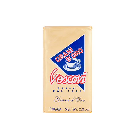 Кофе молотый Vescovi Оро, вакуумная уп. 250 г от магазина Все чаи