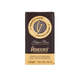 Кофе молотый Vescovi Супер Бар, вакуумная уп. 250 г