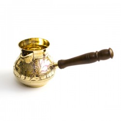 Турка резная латунная 500 мл