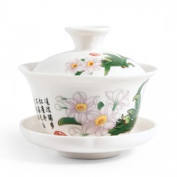 Гайвань "Нарциссы", 100 мл (фарфор) Гайвань "Нарциссы", 100 мл (фарфор)