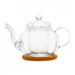 Стеклянный заварочный чайник "Фиалка", 350 мл