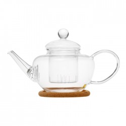 Стеклянный заварочный чайник "Фикус", 500 мл