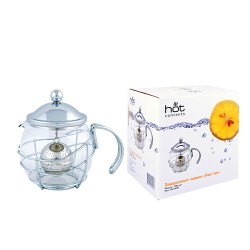 Стеклянный заварочный чайник "Хай-тек", 700 мл