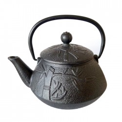 Чугунный чайник "Пандовый лес", 800 мл.