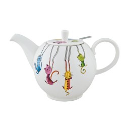 Чайник фарфоровый "Паркур", 1000 мл