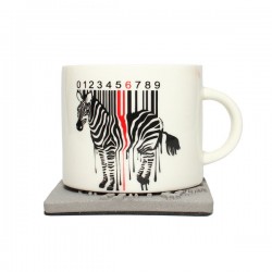 Керамическая кружка "Zebra Code", 350 мл